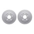 4512-53020 by DYNAMIC FRICTION COMPANY - GEOSPEC Coated Rotors with 5000 Brake Pads - Ceramic and Hardware