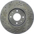 127.42056L by STOPTECH - StopTech Sport Drilled & Slotted Brake Rotor; Front Left
