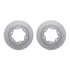 4512-54245 by DYNAMIC FRICTION COMPANY - Geospec Rotors with 5000 Advanced Brake Pads includes Hardware