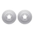 4512-55016 by DYNAMIC FRICTION COMPANY - GEOSPEC Coated Rotors with 5000 Brake Pads - Ceramic and Hardware