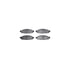 4512-55016 by DYNAMIC FRICTION COMPANY - GEOSPEC Coated Rotors with 5000 Brake Pads - Ceramic and Hardware