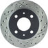 127.42060L by STOPTECH - Sport Drilled & Slotted Brake Rotor, Front Left