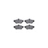 4512-56009 by DYNAMIC FRICTION COMPANY - GEOSPEC Coated Rotors with 5000 Brake Pads - Ceramic and Hardware