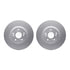 4512-58033 by DYNAMIC FRICTION COMPANY - GEOSPEC Coated Rotors with 5000 Brake Pads - Ceramic and Hardware