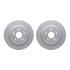 4512-58047 by DYNAMIC FRICTION COMPANY - GEOSPEC Coated Rotors with 5000 Brake Pads - Ceramic and Hardware