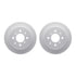 4512-59099 by DYNAMIC FRICTION COMPANY - GEOSPEC Coated Rotors with 5000 Brake Pads - Ceramic and Hardware