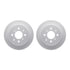 4512-59100 by DYNAMIC FRICTION COMPANY - GEOSPEC Coated Rotors with 5000 Brake Pads - Ceramic and Hardware