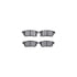 4512-59100 by DYNAMIC FRICTION COMPANY - GEOSPEC Coated Rotors with 5000 Brake Pads - Ceramic and Hardware