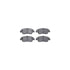 4512-59105 by DYNAMIC FRICTION COMPANY - GEOSPEC Coated Rotors with 5000 Brake Pads - Ceramic and Hardware