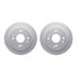 4512-59113 by DYNAMIC FRICTION COMPANY - GEOSPEC Coated Rotors with 5000 Brake Pads - Ceramic and Hardware