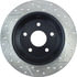 127.67043R by STOPTECH - StopTech Sport Drilled & Slotted Brake Rotor; Rear Right