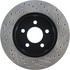 127.67045R by STOPTECH - StopTech Sport Drilled & Slotted Brake Rotor; Front Right