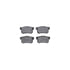 4512-59118 by DYNAMIC FRICTION COMPANY - GEOSPEC Coated Rotors with 5000 Brake Pads - Ceramic and Hardware