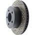 127.67045R by STOPTECH - StopTech Sport Drilled & Slotted Brake Rotor; Front Right