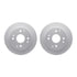 4512-59119 by DYNAMIC FRICTION COMPANY - GEOSPEC Coated Rotors with 5000 Brake Pads - Ceramic and Hardware