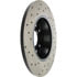 128.33099L by STOPTECH - StopTech Sport Cross Drilled Brake Rotor; Rear Left