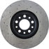 128.63080L by STOPTECH - StopTech Sport Cross Drilled Brake Rotor; Front Left