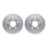 4512-74083 by DYNAMIC FRICTION COMPANY - GEOSPEC Coated Rotors with 5000 Brake Pads - Ceramic and Hardware