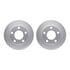 4512-74085 by DYNAMIC FRICTION COMPANY - GEOSPEC Coated Rotors with 5000 Brake Pads - Ceramic and Hardware