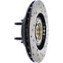 128.65035CR by STOPTECH - Sport Cryo Cross Drilled Brake Rotor, Front Right