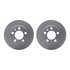 4512-74096 by DYNAMIC FRICTION COMPANY - GEOSPEC Coated Rotors with 5000 Brake Pads - Ceramic and Hardware