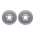 4512-74108 by DYNAMIC FRICTION COMPANY - GEOSPEC Coated Rotors with 5000 Brake Pads - Ceramic and Hardware