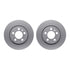 4512-74111 by DYNAMIC FRICTION COMPANY - GEOSPEC Coated Rotors with 5000 Brake Pads - Ceramic and Hardware