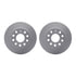 4512-74115 by DYNAMIC FRICTION COMPANY - GEOSPEC Coated Rotors with 5000 Brake Pads - Ceramic and Hardware