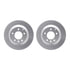 4512-74142 by DYNAMIC FRICTION COMPANY - GEOSPEC Coated Rotors with 5000 Brake Pads - Ceramic and Hardware