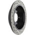 128.65085R by STOPTECH - StopTech Sport Cross Drilled Brake Rotor; Rear Right