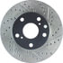 StopTech 127.44136CL Disc Brake Rotor StopTech Sport Cryo Drilled & Slotted Brake Rotor; Front Left