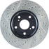 StopTech 127.44136CL Disc Brake Rotor StopTech Sport Cryo Drilled & Slotted Brake Rotor; Front Left