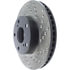 StopTech 127.44136CL Disc Brake Rotor StopTech Sport Cryo Drilled & Slotted Brake Rotor; Front Left