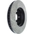 StopTech 127.44136CL Disc Brake Rotor StopTech Sport Cryo Drilled & Slotted Brake Rotor; Front Left