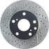 127.44136R by STOPTECH - StopTech Sport Drilled & Slotted Brake Rotor; Front Right