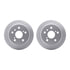 4512-76105 by DYNAMIC FRICTION COMPANY - GEOSPEC Coated Rotors with 5000 Brake Pads - Ceramic and Hardware