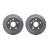 4512-76106 by DYNAMIC FRICTION COMPANY - GEOSPEC Coated Rotors with 5000 Brake Pads - Ceramic and Hardware