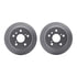 4512-76107 by DYNAMIC FRICTION COMPANY - GEOSPEC Coated Rotors with 5000 Brake Pads - Ceramic and Hardware