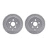 4512-76118 by DYNAMIC FRICTION COMPANY - GEOSPEC Coated Rotors with 5000 Brake Pads - Ceramic and Hardware