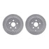 4512-76119 by DYNAMIC FRICTION COMPANY - GEOSPEC Coated Rotors with 5000 Brake Pads - Ceramic and Hardware