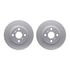 4512-76122 by DYNAMIC FRICTION COMPANY - GEOSPEC Coated Rotors with 5000 Brake Pads - Ceramic and Hardware