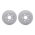 4512-76131 by DYNAMIC FRICTION COMPANY - GEOSPEC Coated Rotors with 5000 Brake Pads - Ceramic and Hardware