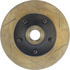 StopTech 126.61007SL Disc Brake Rotor Sport Slotted Brake Rotor, Front Left