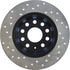 128.33129L by STOPTECH - StopTech Sport Cross Drilled Brake Rotor; Rear Left