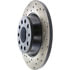 128.33129R by STOPTECH - StopTech Sport Cross Drilled Brake Rotor; Rear Right