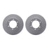 4512-76157 by DYNAMIC FRICTION COMPANY - GEOSPEC Coated Rotors with 5000 Brake Pads - Ceramic and Hardware