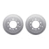 4512-76160 by DYNAMIC FRICTION COMPANY - GEOSPEC Coated Rotors with 5000 Brake Pads - Ceramic and Hardware