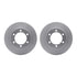 4512-76167 by DYNAMIC FRICTION COMPANY - GEOSPEC Coated Rotors with 5000 Brake Pads - Ceramic and Hardware