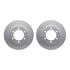 4512-76173 by DYNAMIC FRICTION COMPANY - GEOSPEC Coated Rotors with 5000 Brake Pads - Ceramic and Hardware