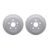 4512-76175 by DYNAMIC FRICTION COMPANY - GEOSPEC Coated Rotors with 5000 Brake Pads - Ceramic and Hardware